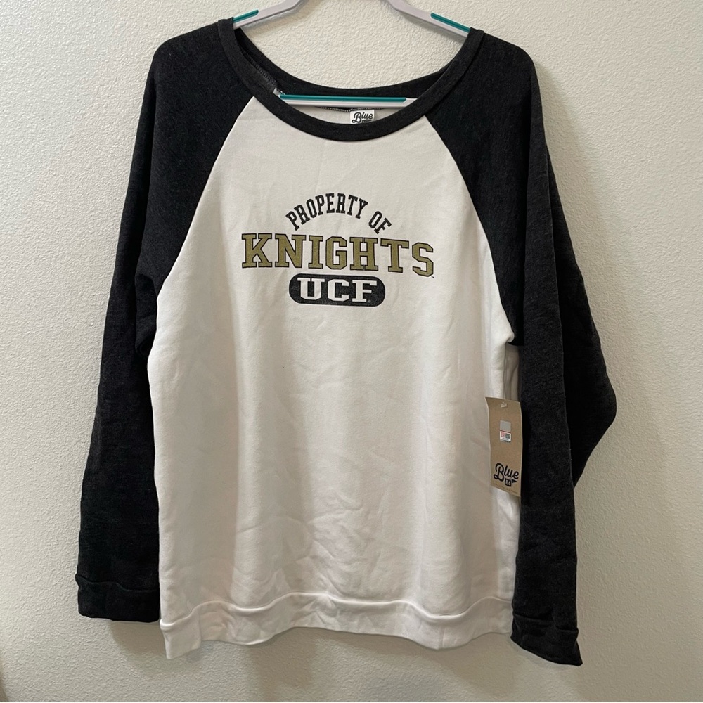 Blue sky property of ucf knights sweatshirts gray white NWT